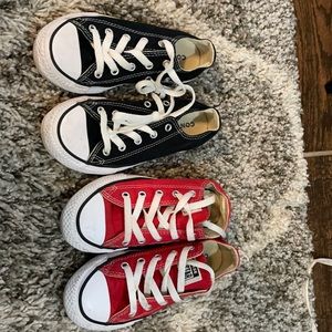 2 pair of converse size 13 used .good condition